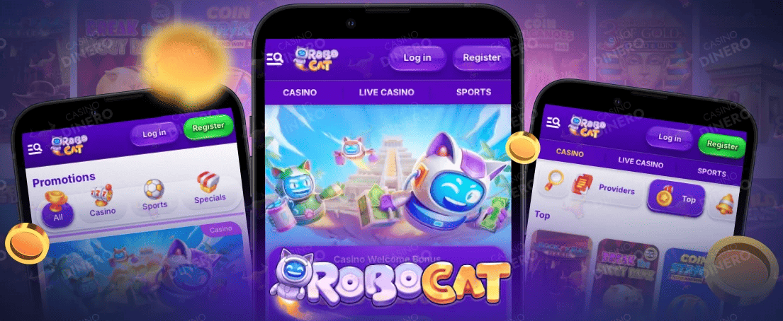 Robocat Casino Mobiele App